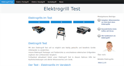 Desktop Screenshot of elektrogrilltest.net