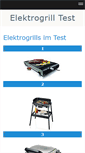 Mobile Screenshot of elektrogrilltest.net